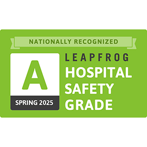 Leapfrog Hospital Grade Safety A Logo 2025